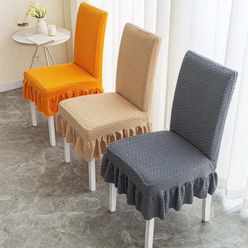 Grandeur Grove™ Skirt Dining Chair Cover