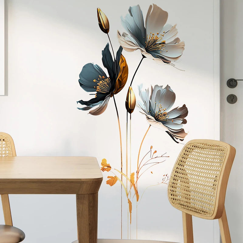 Grandeur Grove™ 3D Lotus PVC Wall Stickers