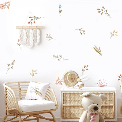 Grandeur Grove™ Boho Flowers Wall Stickers