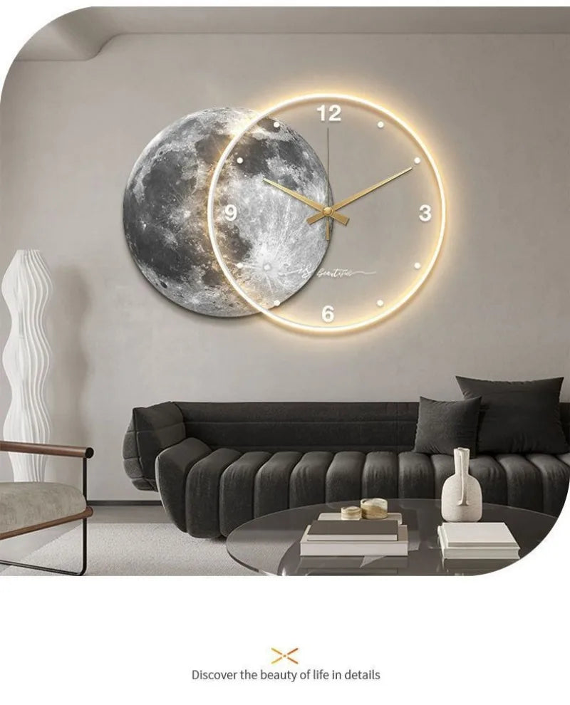 Grandeur Grove™ Living Room Wall Clock