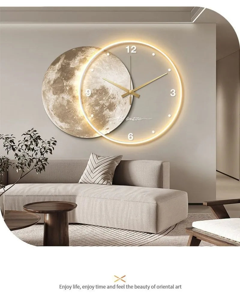 Grandeur Grove™ Living Room Wall Clock