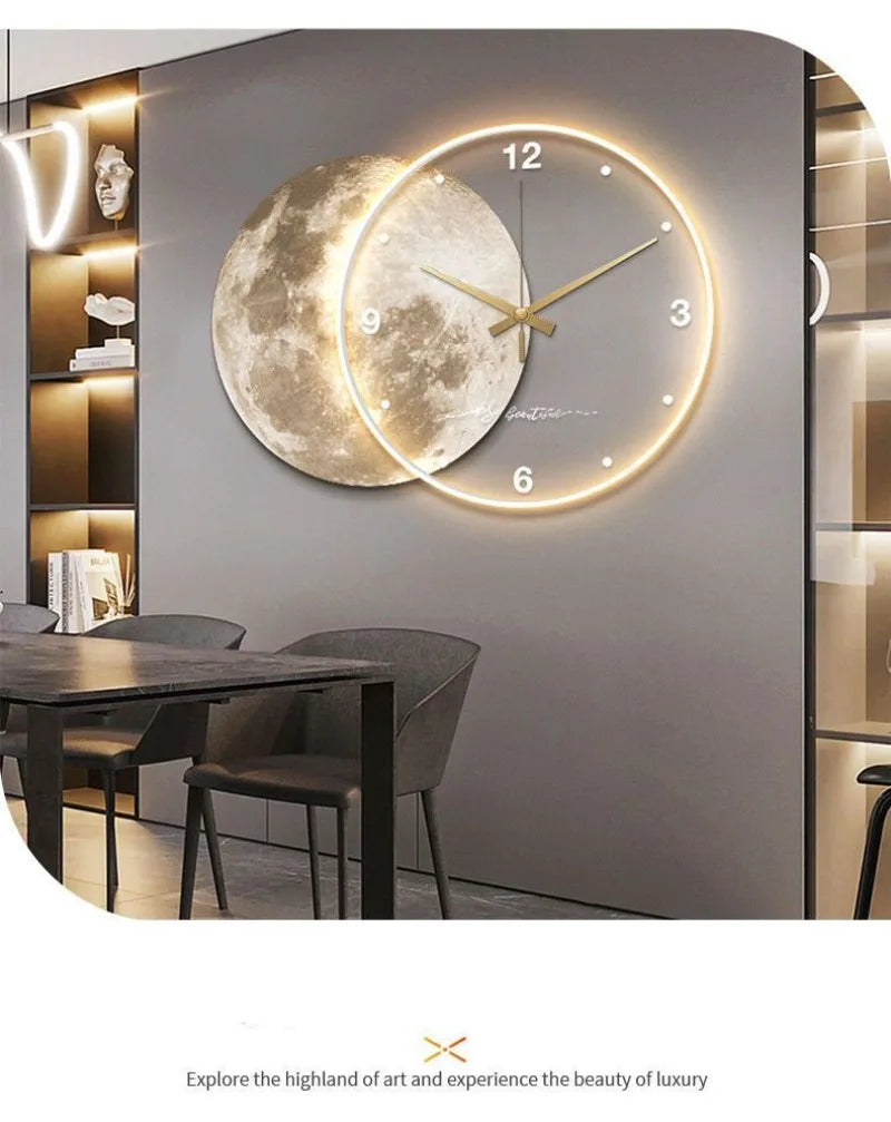 Grandeur Grove™ Living Room Wall Clock