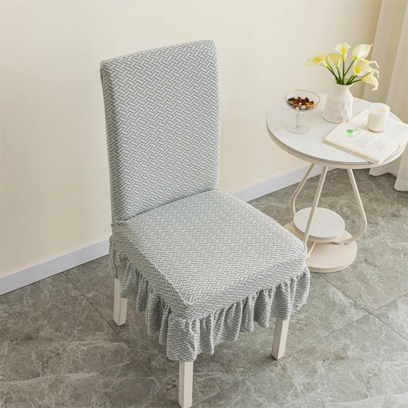 Grandeur Grove™ Skirt Dining Chair Cover