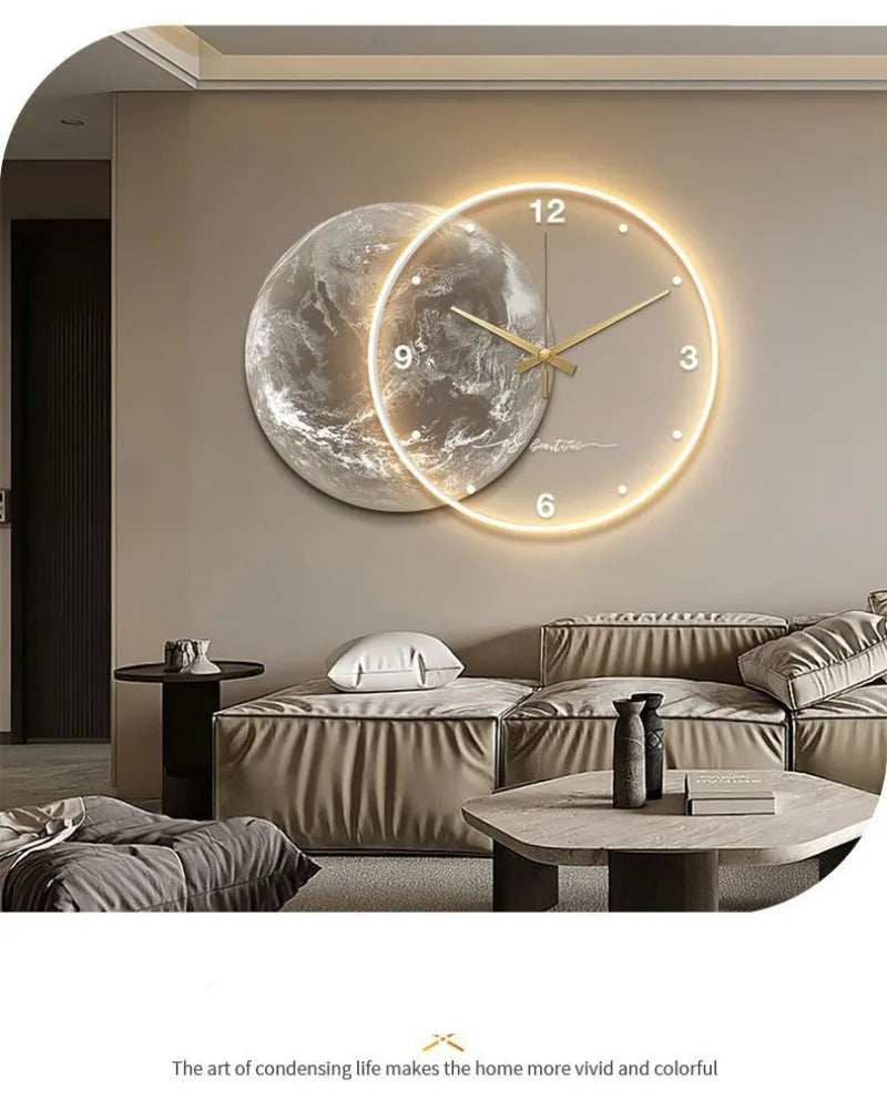 Grandeur Grove™ Living Room Wall Clock