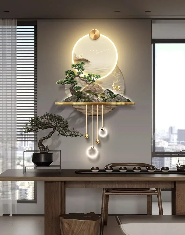 Grandeur Grove™ 3D Wall Lamp