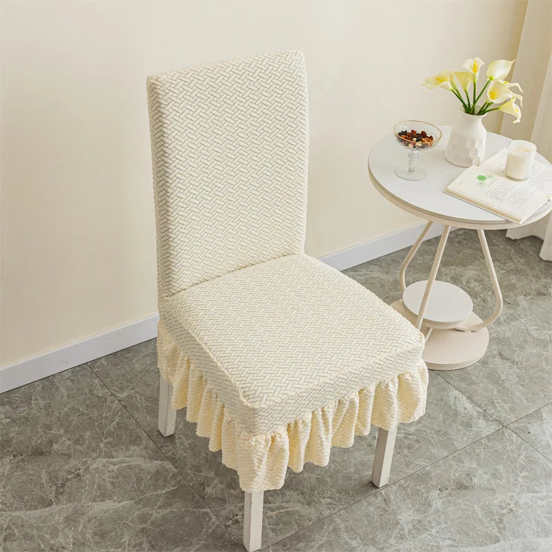 Grandeur Grove™ Skirt Dining Chair Cover