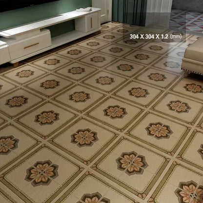 Grandeur Grove™ Thick 3D Floor Stickers PVC Indoor Flooring